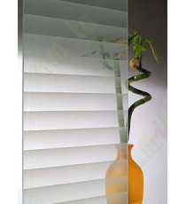 White horizontal frosted dots decorative glass film